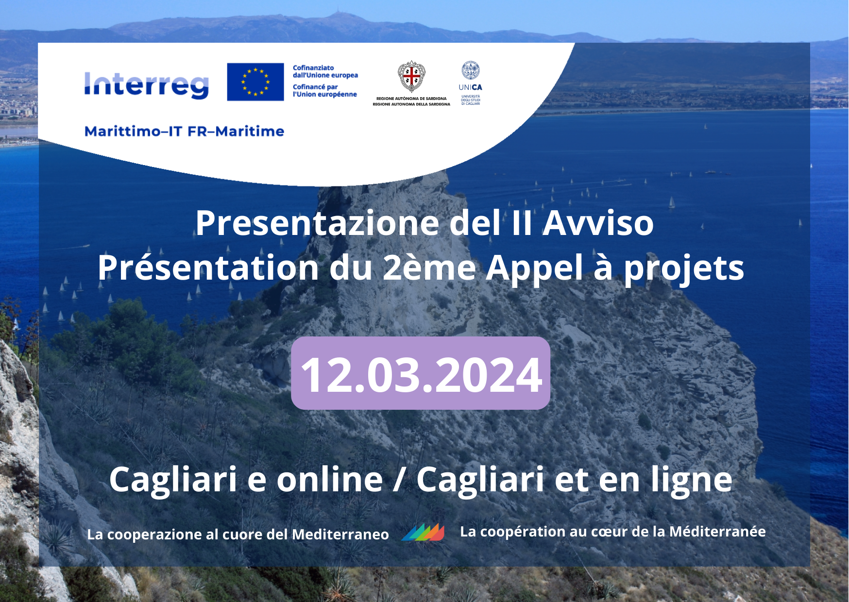 Région Sardaigne- Événement de Présentation du 2ème Appel à Projets du Programme à Cagliari